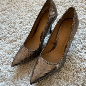 Zara pump heels silver